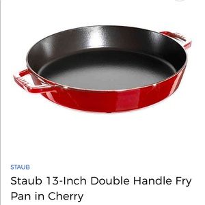 Staub 28cm 13” skillet Red